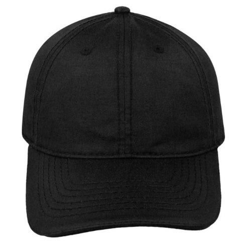 Washed Oil Skin 6P Cap