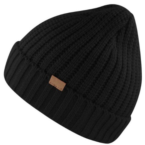 Rib Knit Cuffed Beanie - Twentyfour Store