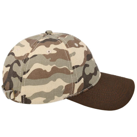 Washed Oil Skin 6P Cap