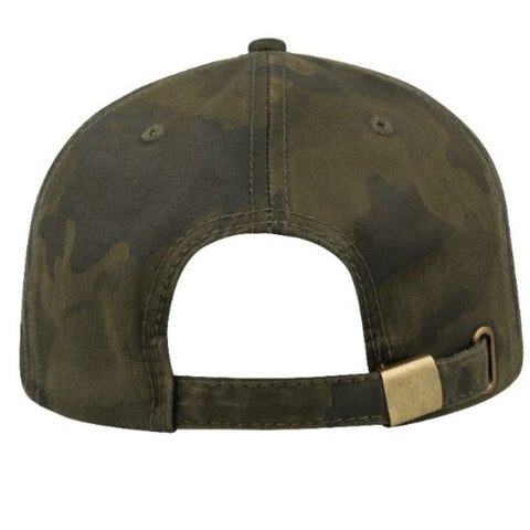 Washed Oil Skin 6P Cap