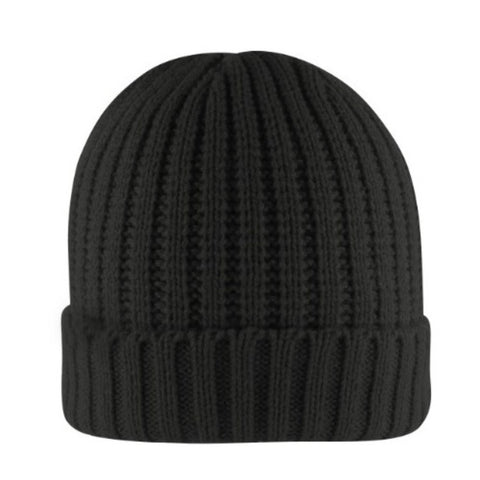 Rib Knit Cuffed Beanie - Twentyfour Store
