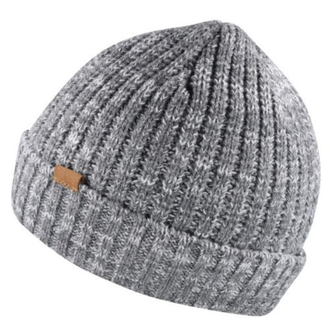 Rib Knit Cuffed Beanie - Twentyfour Store
