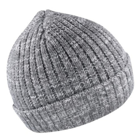 Rib Knit Cuffed Beanie - Twentyfour Store