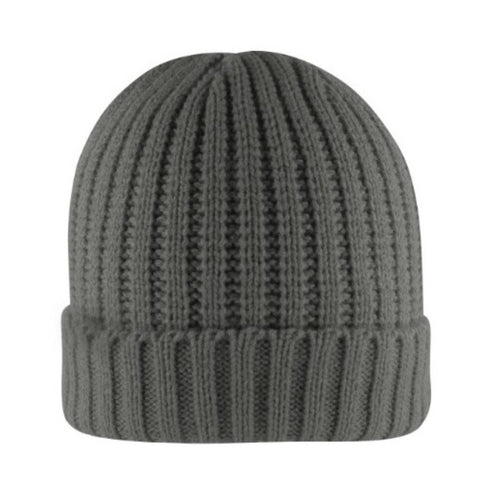 Rib Knit Cuffed Beanie - Twentyfour Store