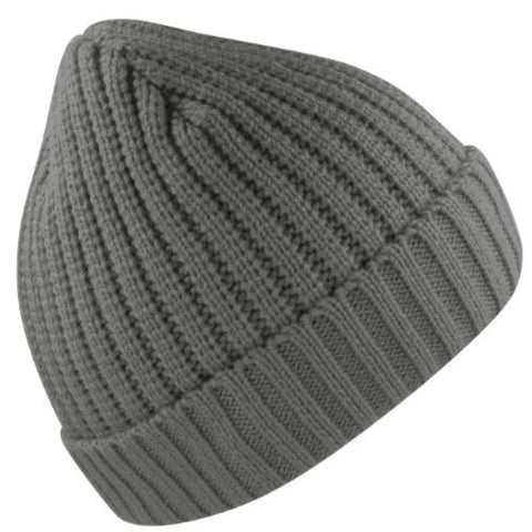 Rib Knit Cuffed Beanie - Twentyfour Store