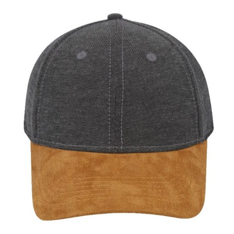 Chambray/Suede 6 Panel Cap - Twentyfour Store