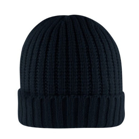 Rib Knit Cuffed Beanie - Twentyfour Store