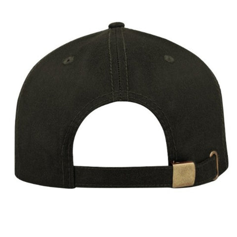 Washed Oil Skin 6P Cap