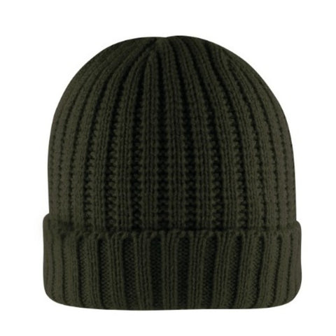 Rib Knit Cuffed Beanie - Twentyfour Store
