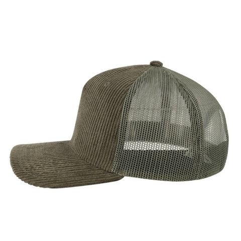 5 Panel Corduroy Trucker Cap