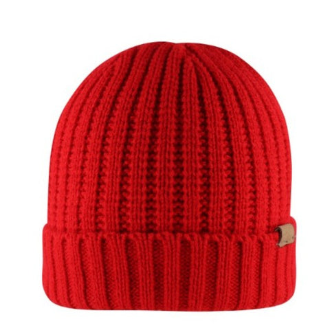 Rib Knit Cuffed Beanie - Twentyfour Store