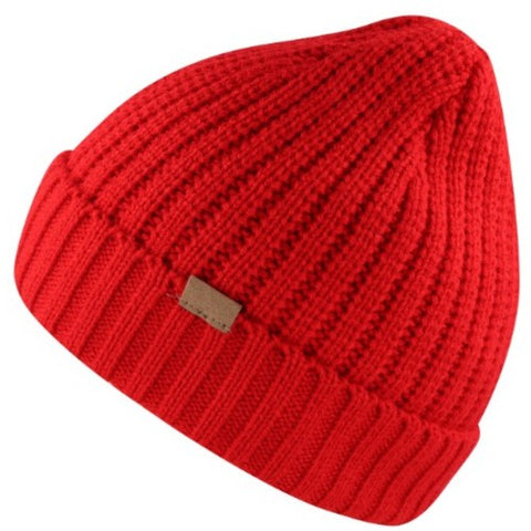 Rib Knit Cuffed Beanie - Twentyfour Store