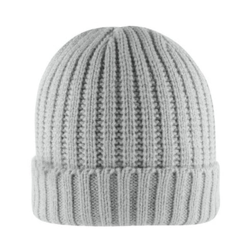 Rib Knit Cuffed Beanie - Twentyfour Store