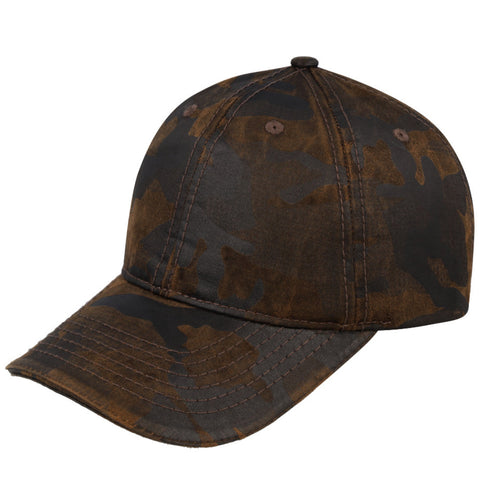 Washed Oil Skin 6 Panel