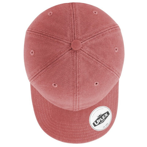 6P Washed Canvas Dad Cap