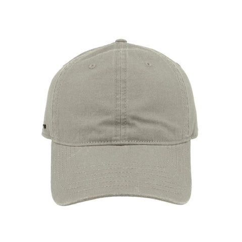 6P Washed Light Canvas Dad Cap