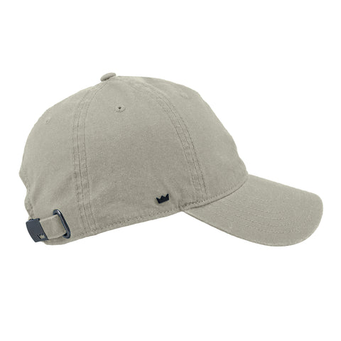 6P Washed Light Canvas Dad Cap
