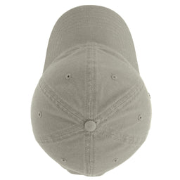 6P Washed Light Canvas Dad Cap