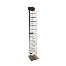 Black 12 Layer Hat Rack