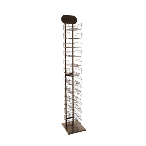 Black 12 Layer Hat Rack