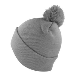 Pom Pom Beanie with Cuff
