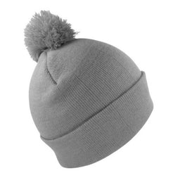Pom Pom Beanie with Cuff
