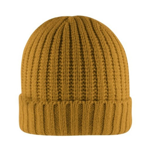 Rib Knit Cuffed Beanie