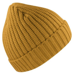 Rib Knit Cuffed Beanie