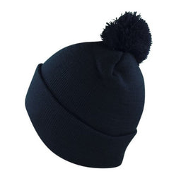 Pom Pom Beanie with Cuff