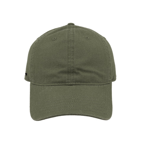 6P Washed Light Canvas Dad Cap