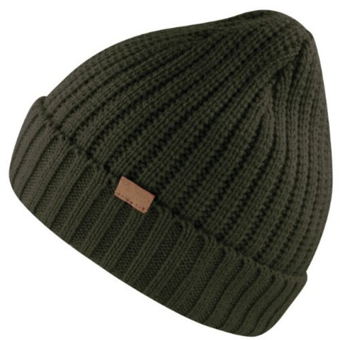 Rib Knit Cuffed Beanie