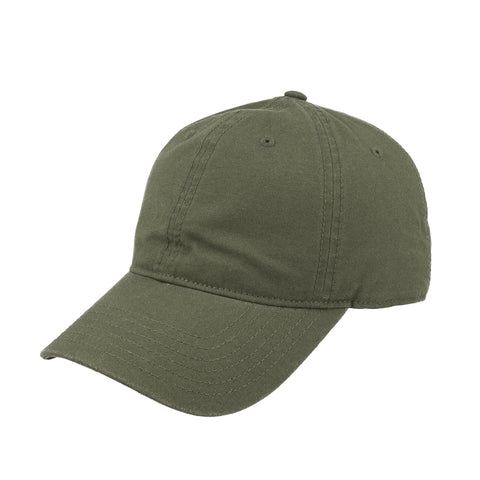 6P Washed Light Canvas Dad Cap