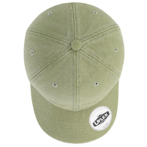 6P Washed Canvas Dad Cap