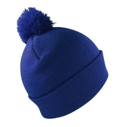 Pom Pom Beanie with Cuff