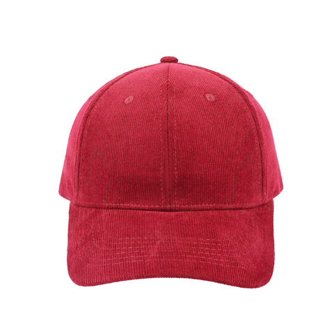 Corduroy 6 Panel Cap