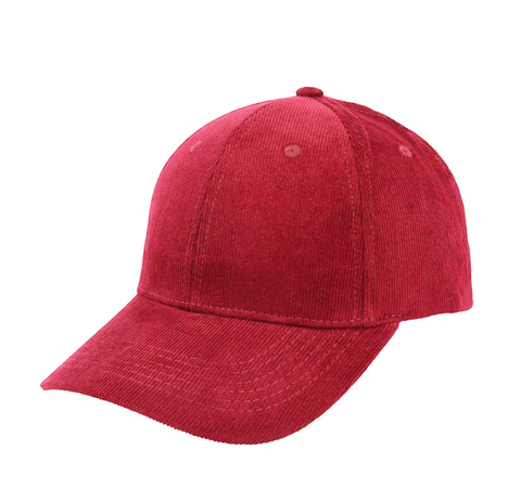 Corduroy 6 Panel Cap