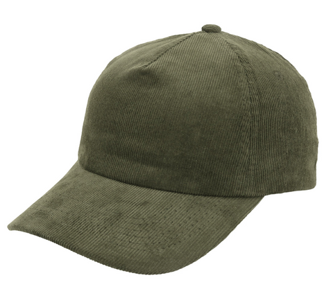 Corduroy 5 Panel Cap