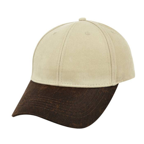 Two-Tone Waxed Oilskin 6 Panel