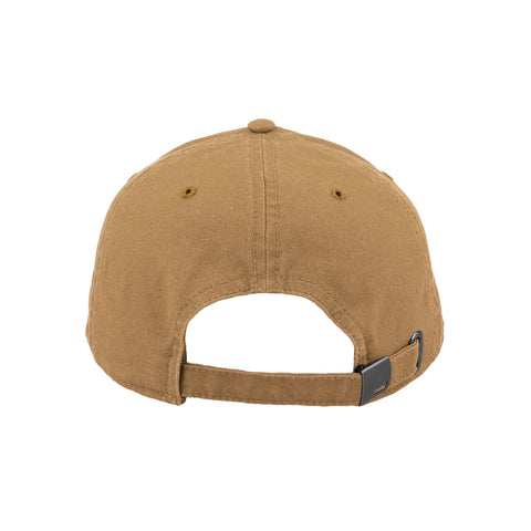 6P Washed Light Canvas Dad Cap
