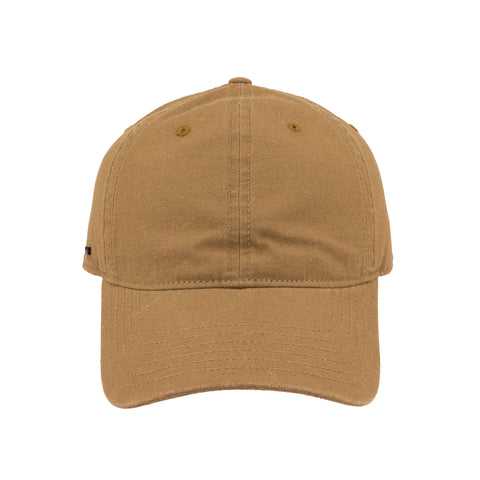 6P Washed Light Canvas Dad Cap