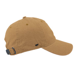 6P Washed Light Canvas Dad Cap