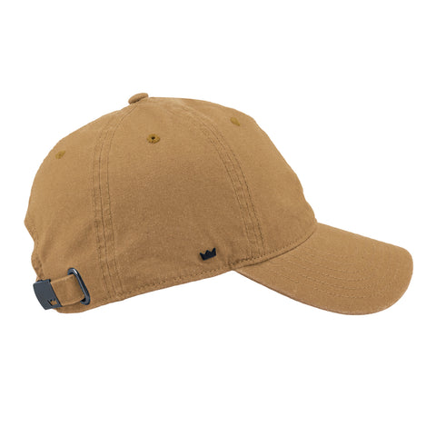6P Washed Light Canvas Dad Cap