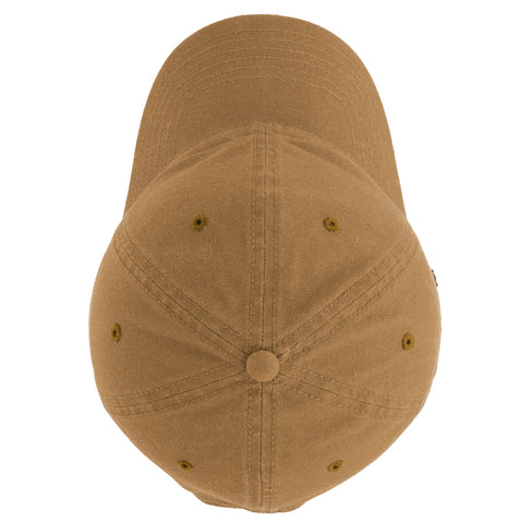 6P Washed Light Canvas Dad Cap